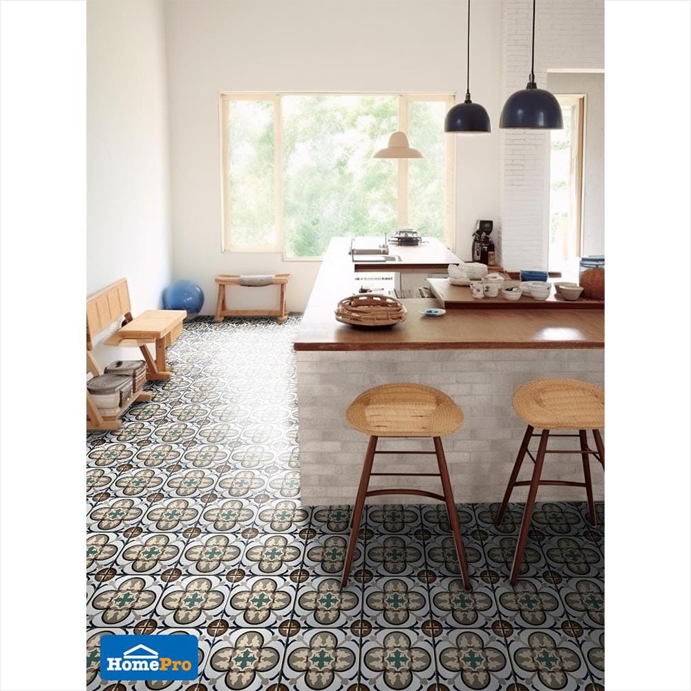 กระเบื้องพื้นพอร์ซเลน 20x20 ซม. TARA ลิสบอน มัลติคัลเลอร์ A 1 ตร.ม.