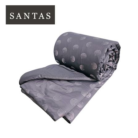 ผ้านวม SANTAS LYRA 100X90 นิ้ว สีเทา_0