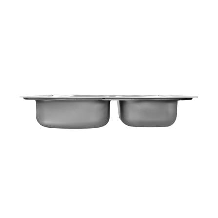 ซิงค์ฝัง 2 หลุม FRANKE LNX 620-40-28 สีเงิน_1