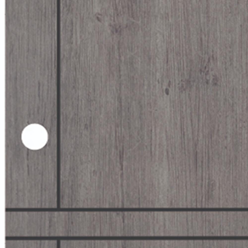 ประตูภายใน UPVC MODERNWOOD LMWNR10 80X200 ซม. สีเกรย์โอ๊ค เจาะลูกบิด