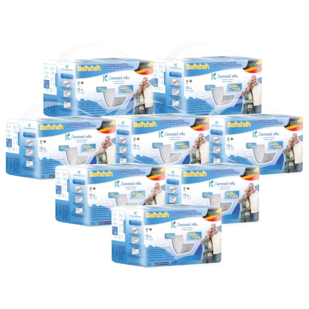 แผ่นเสริมซึมซับ DR.KLEAN กลางวัน/กลางคืน 144 ชิ้น/1 ลัง_0