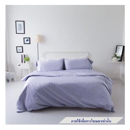 ชุดผ้าปูที่นอน 6 ฟุต 3 ชิ้น BENEATH LAVENDER สีม่วง_0