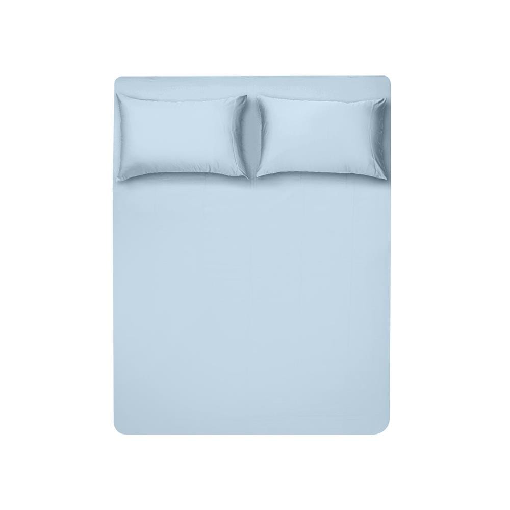 ชุดผ้าปูที่นอน 6 ฟุต 3 ชิ้น BENEATH LIGHT BLUE สีฟ้า