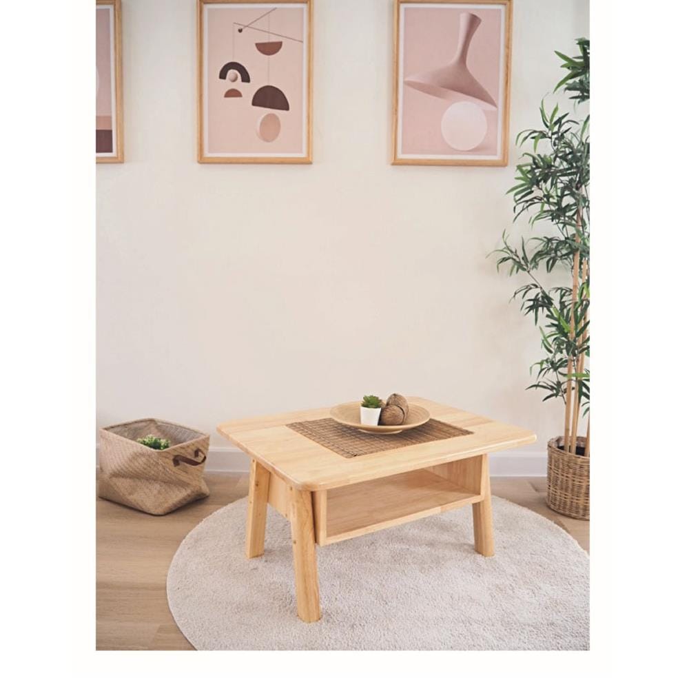 โต๊ะกลาง BAAN FURNITURE ODIN 80 ซม. สีไม้ธรรมชาติ
