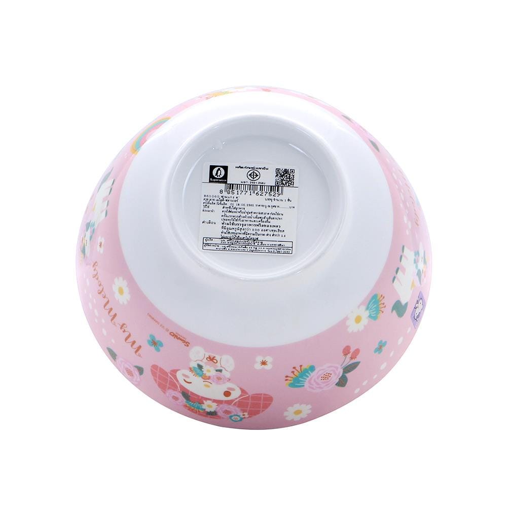 ชามเมลามีน 6 นิ้ว SUPERWARE MY MELODY FLOWER