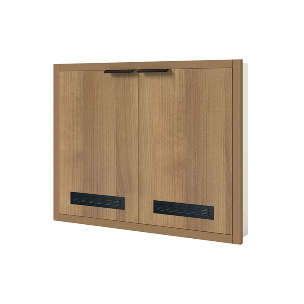 บานซิงค์คู่พร้อมช่องระบายอากาศ CABIN HACHI 84x65 ซม. สี MOCHA