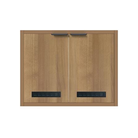 บานซิงค์คู่พร้อมช่องระบายอากาศ CABIN HACHI 84x65 ซม. สี MOCHA