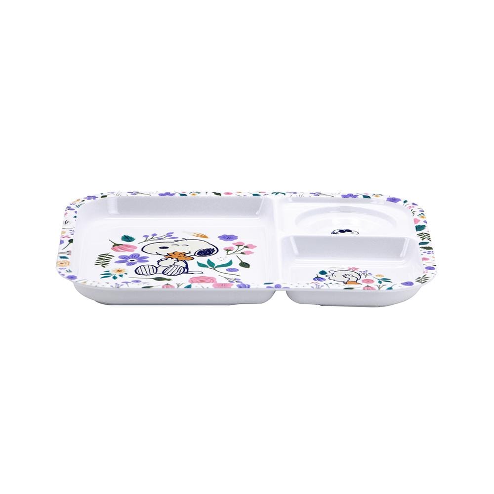 ถาดหลุมเมลามีน 10.5 นิ้ว SUPERWARE SNOOPY BLOSSOM