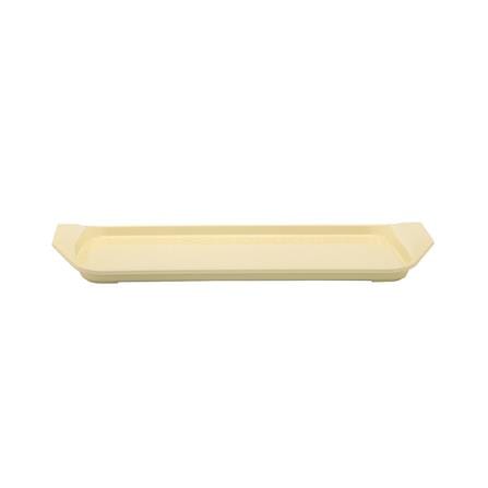 ถาดพลาสติกมีหูจับ SUPERWARE TR-03 43x31x3.5 ซม. สีครีม_0