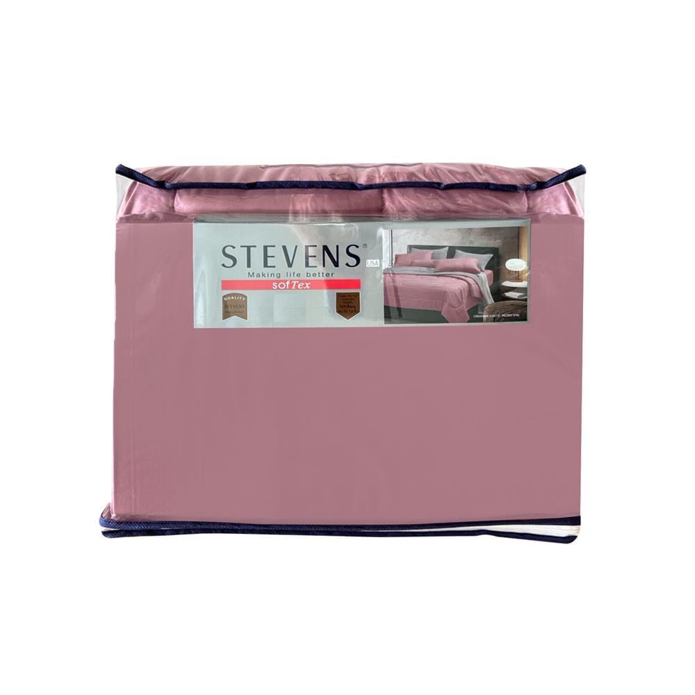 ชุดผ้าปูที่นอน 5 ฟุต 6 ชิ้น STEVENS SOFTEX ON13P8