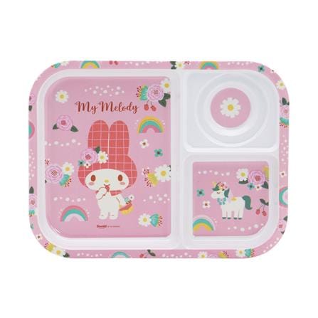 ถาดหลุมเมลามีน 10.5 นิ้ว SUPERWARE MY MELODY FLOWER_0
