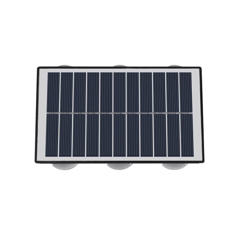 ไฟผนังภายนอก SOLAR LAMPTAN TRILUX 5 วัตต์ DAYLIGHT/COOL WHITE/WARM WHITE สีดำ