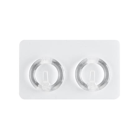 ตะขอแขวนอเนกประสงค์ 2 ตะขอ DEHUB VMH20-CC100 สีใส