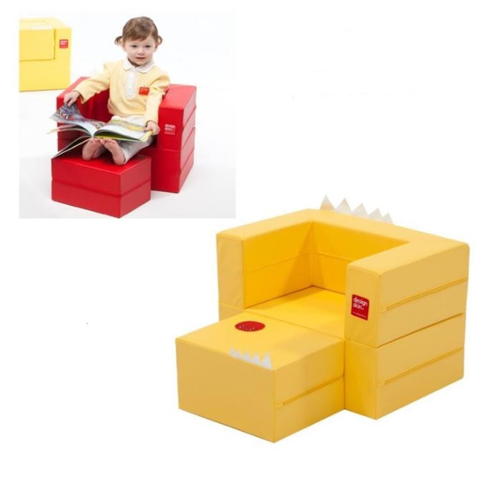 โซฟาเด็ก เพลยิม DESIGNSKIN Cake Sofa เหลือง_7