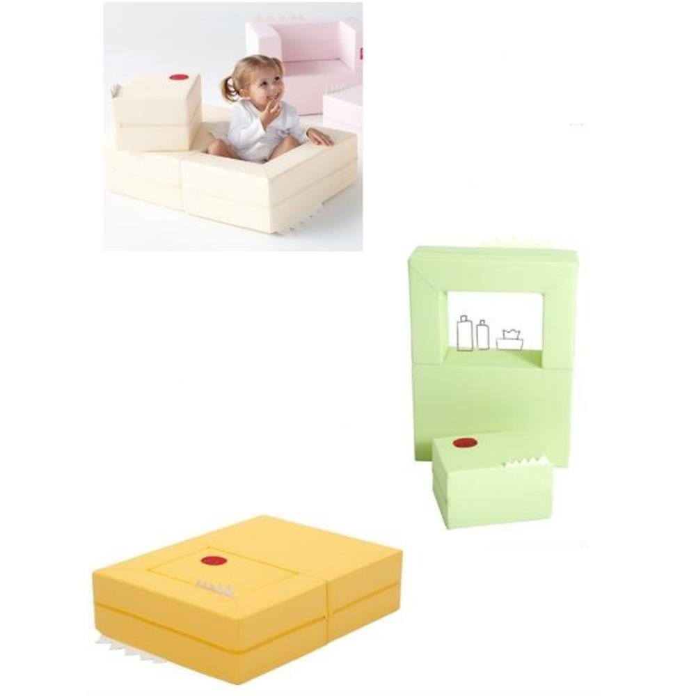 โซฟาเด็ก เพลยิม DESIGNSKIN Cake Sofa เหลือง_5
