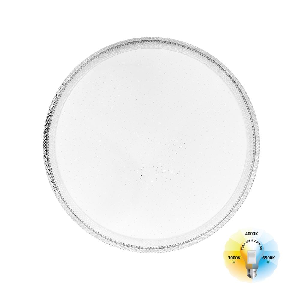 ไฟเพดาน LED SYLVANIA OVALO STAR SPARKING CCT 15 นิ้ว 36 วัตต์ DAYLIGHT/COOL WHITE/WARM WHITE สีขาว_0