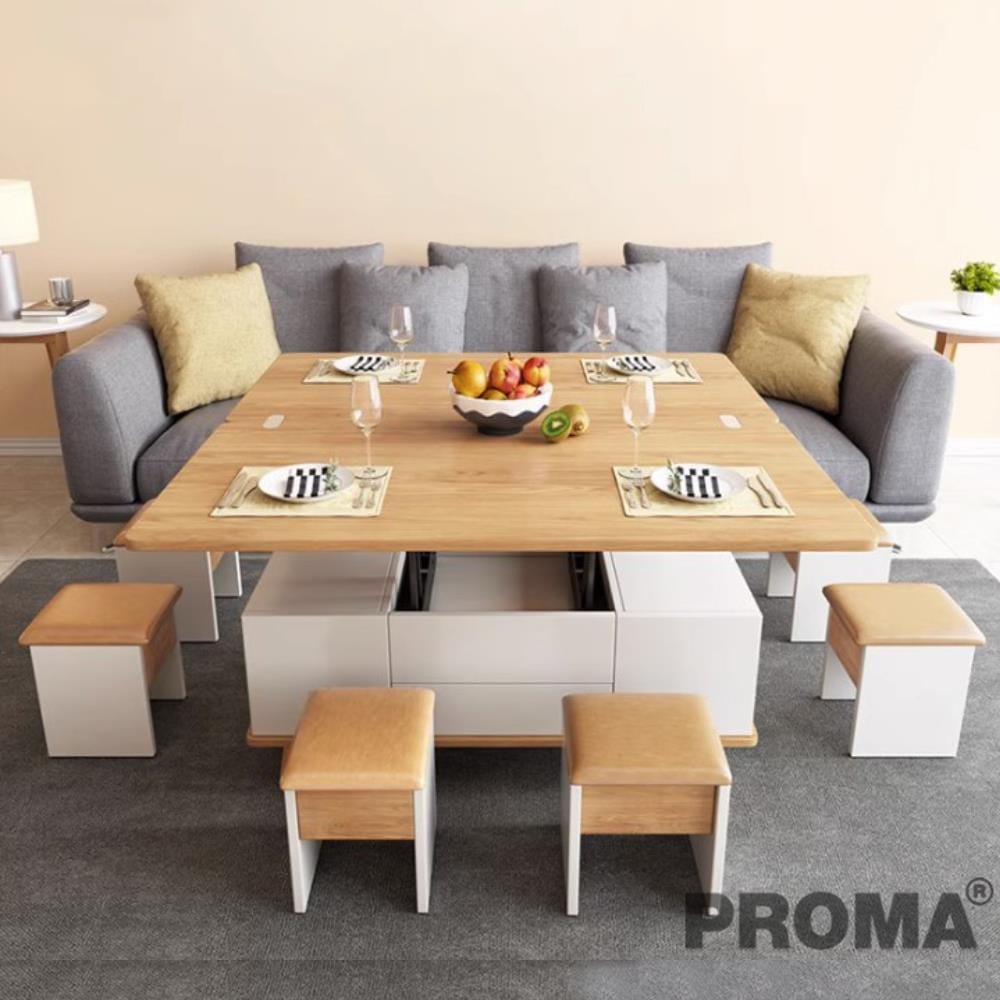 [PRE-ORDER] โต๊ะกลางมัลติฟังก์ชัน PROMA-CTB-01W สีขาว_7