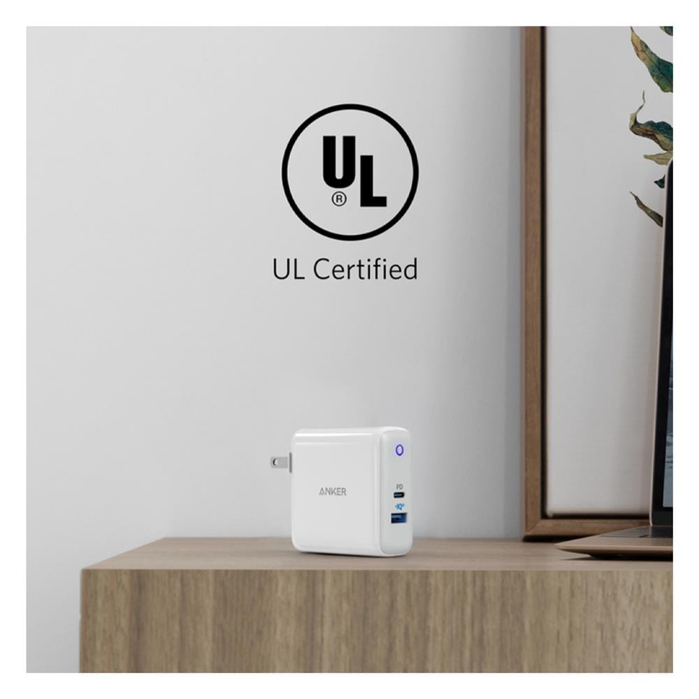 หัวชาร์จ 2 พอร์ต Anker - AK65 PowerPort II PD (30W USB-C + 19.5W USB-A) _4