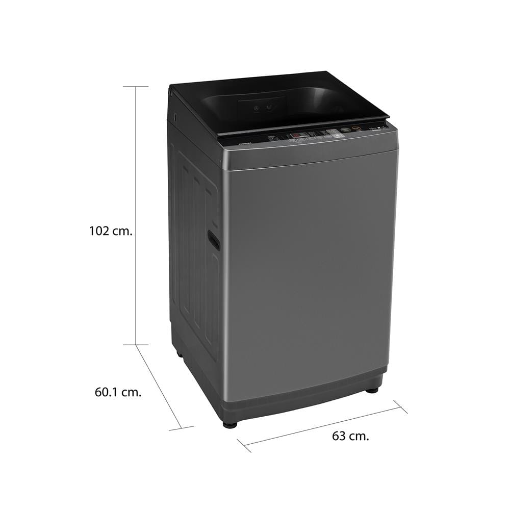 เครื่องซักผ้าฝาบน TOSHIBA AW-DUM1400LT(SG) 13 กก. อินเวอร์เตอร์