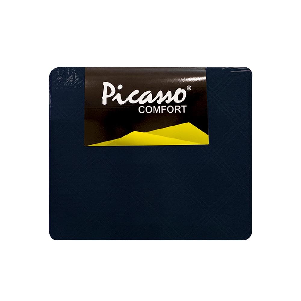 ชุดผ้าปูที่นอน 6 ฟุต 5 ชิ้น PICASSO CLASSIC สี ENJOY NAVY BLUE