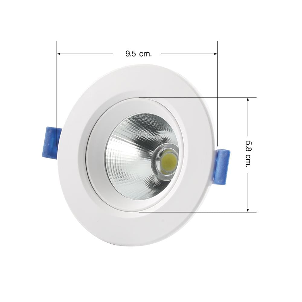 ดาวน์ไลท์ LED EVE 588202 3 นิ้ว 5 วัตต์ DAYLIGHT สีขาว