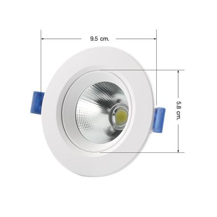 ดาวน์ไลท์ LED EVE 588202 3 นิ้ว 5 วัตต์ DAYLIGHT สีขาว_4