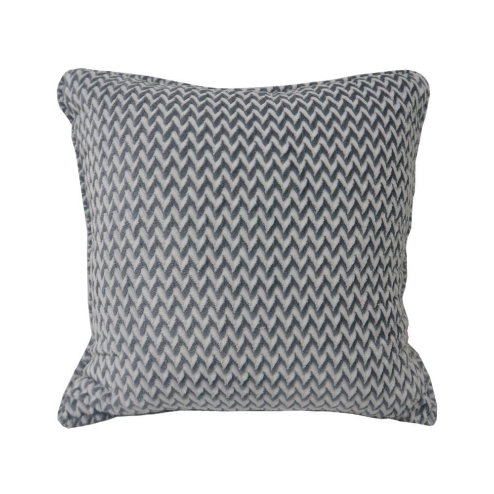 หมอนอิง HOME LIVING STYLE ZIGMA 18X18 นิ้ว สีเทา