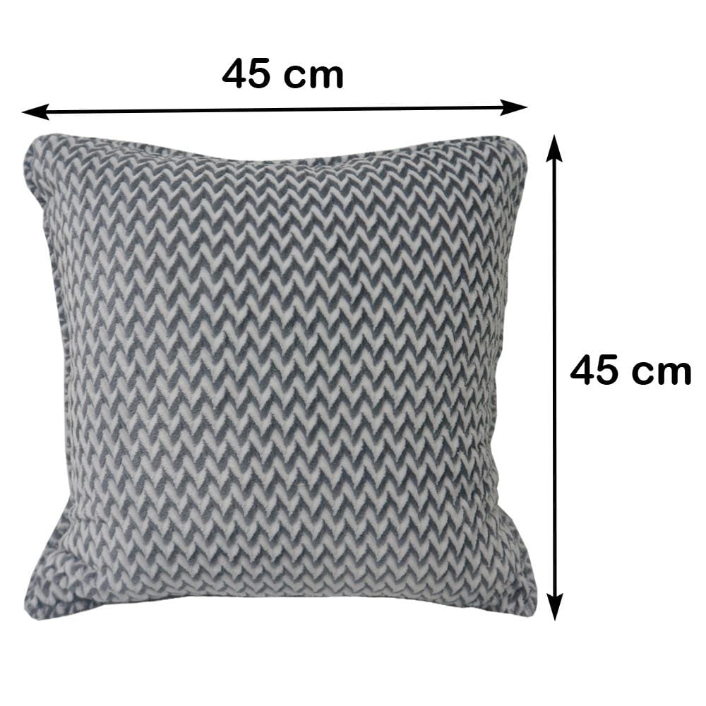 หมอนอิง HOME LIVING STYLE ZIGMA 18X18 นิ้ว สีเทา