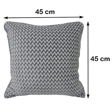 หมอนอิง HOME LIVING STYLE ZIGMA 18X18 นิ้ว สีเทา_5