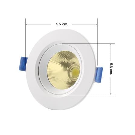 ดาวน์ไลท์ LED EVE 588219 3 นิ้ว 5 วัตต์ WARM WHITE สีขาว_4