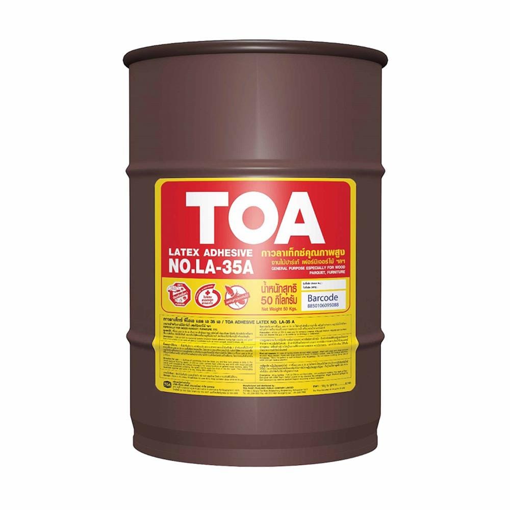 กาวลาเท็กซ์ ติดไม้ TOA LA-35A 50 กก.