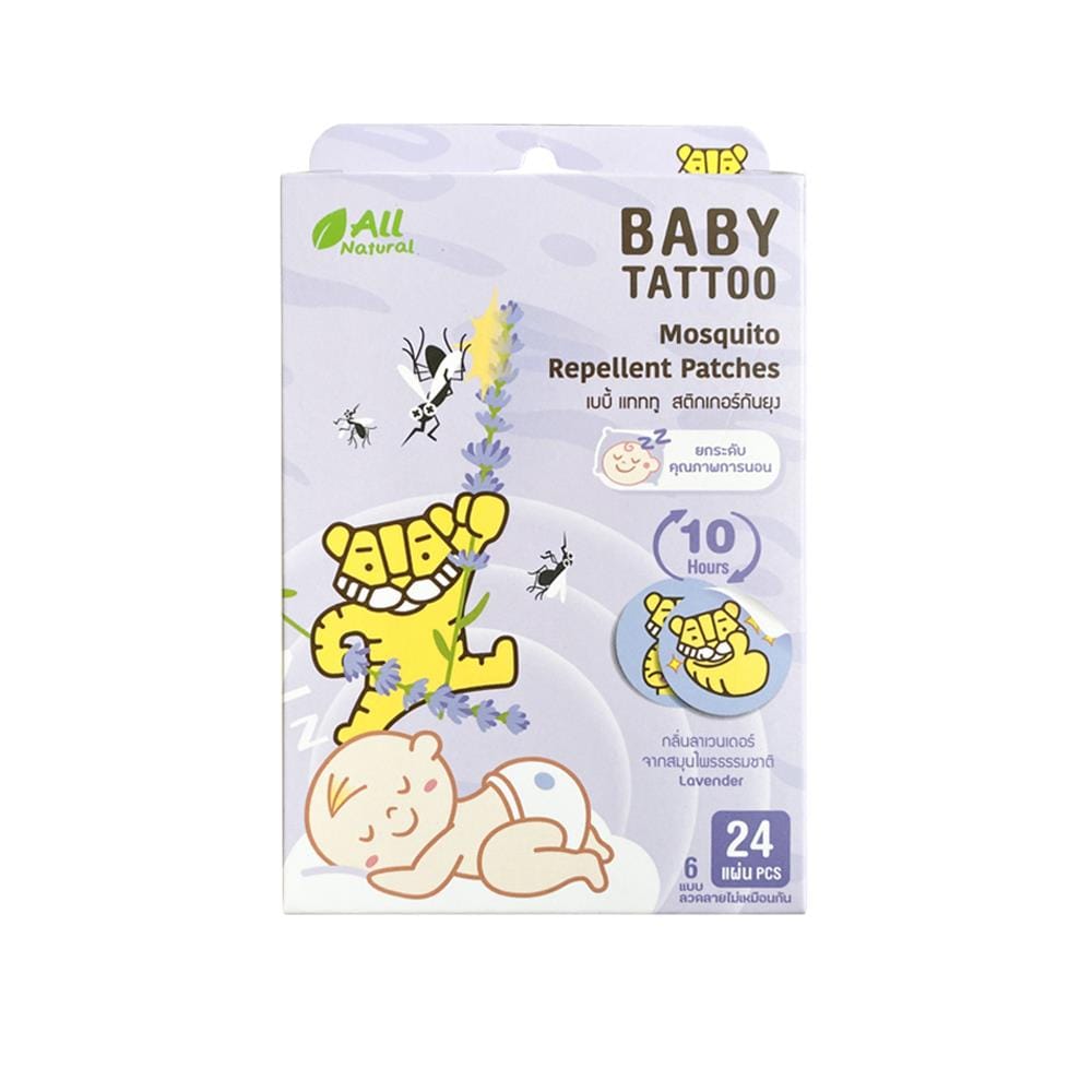 สติกเกอร์กันยุง BABY TATTOO กลิ่นลาเวนเดอร์ _0