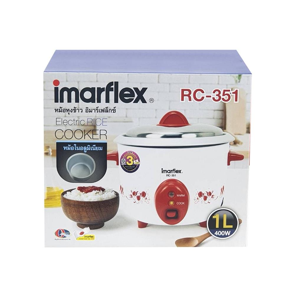 หม้อหุงข้าว MANUAL IMARFLEX RC-351 1 ลิตร