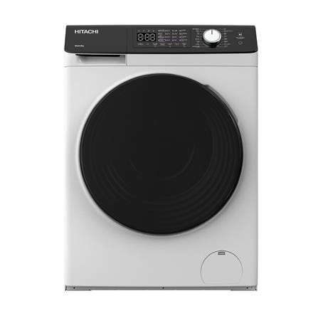 เครื่องซักผ้าฝาหน้า HITACHI BD802HVOW 8 กก. 1200RPM อินเวอร์เตอร์