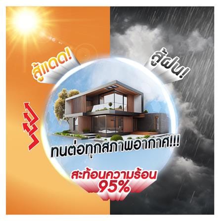 สีอะคริลิกกันซึม DELTA ROOFSEAL UV BLOCK CLEAR BASE เนียน 20 กก._1