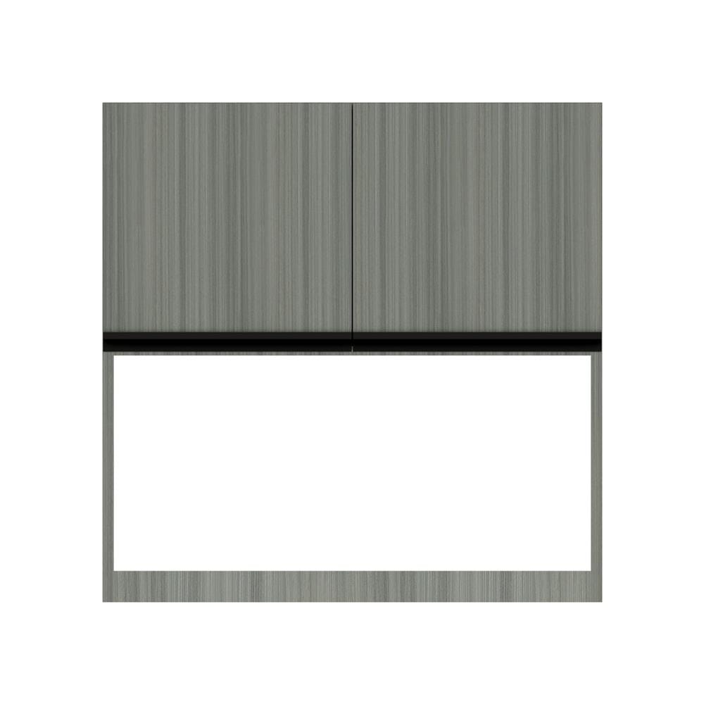 ตู้แขวนคว่ำจาน JUPITER SILKY LIGHT 80x80 ซม. สีเทา