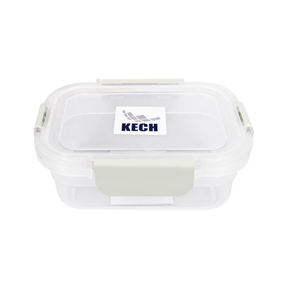 กล่องอาหารเหลี่ยม 0.6 ลิตร KECH NEXT 2814 สีครีม