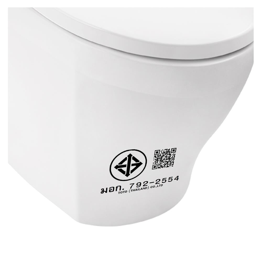 สุขภัณฑ์ 1 ชิ้น TOTO CW624UV2 4.8 ลิตร สีขาว