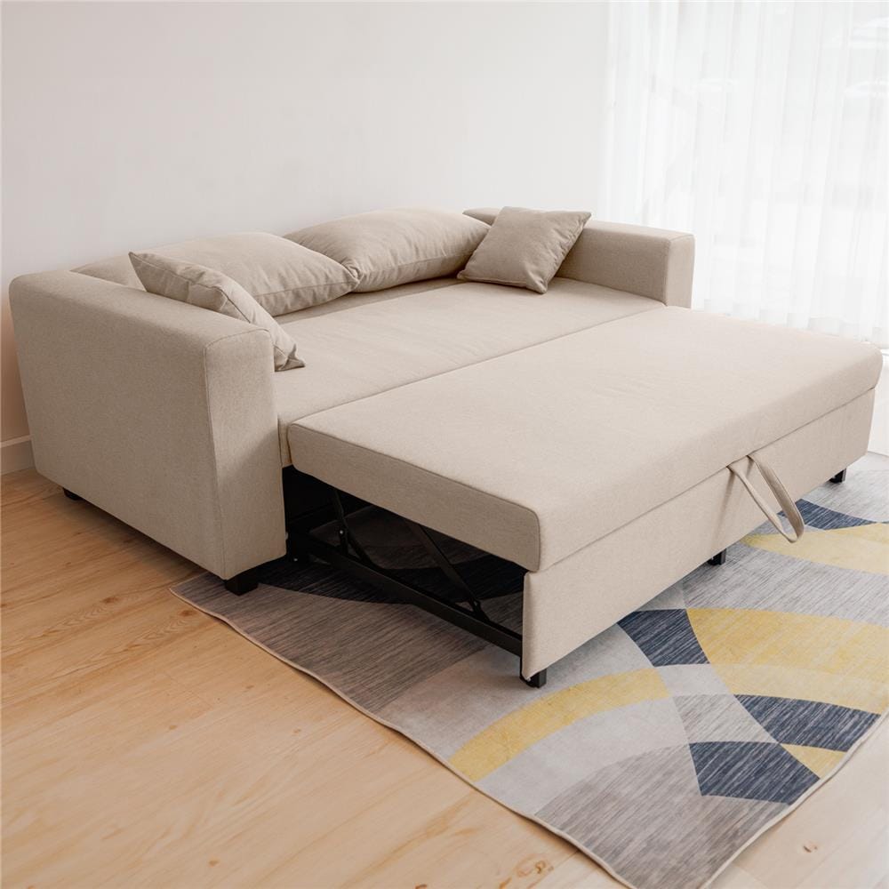 โซฟาเบด CCR FURNITURE รุ่น PHILLY (ฟิลลี่) ขนาด 194 cm. ผ้า สีครีม (A1-02)_7