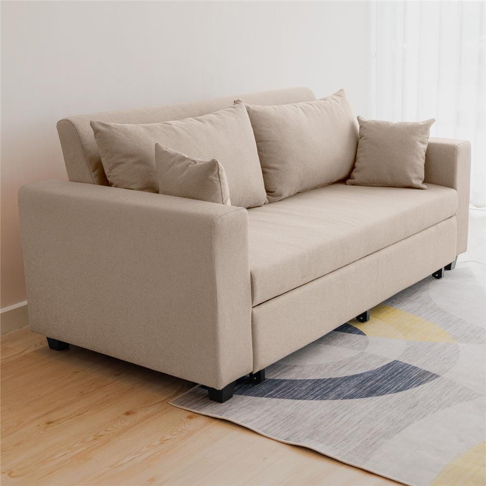 โซฟาเบด CCR FURNITURE รุ่น PHILLY (ฟิลลี่) ขนาด 194 cm. ผ้า สีครีม (A1-02)_3