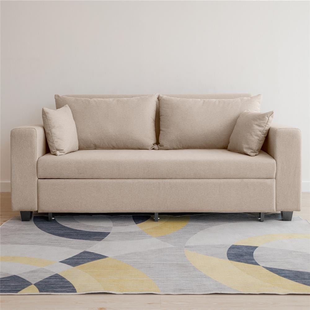 โซฟาเบด CCR FURNITURE รุ่น PHILLY (ฟิลลี่) ขนาด 194 cm. ผ้า สีครีม (A1-02)_4