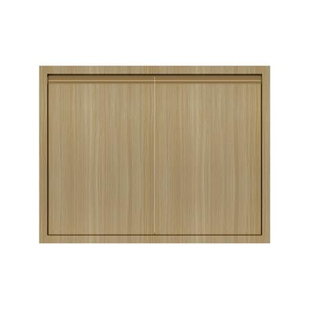 บานคู่เรียบ JUPITER SILKY WOODS 87x67 ซม. สีน้ำตาล