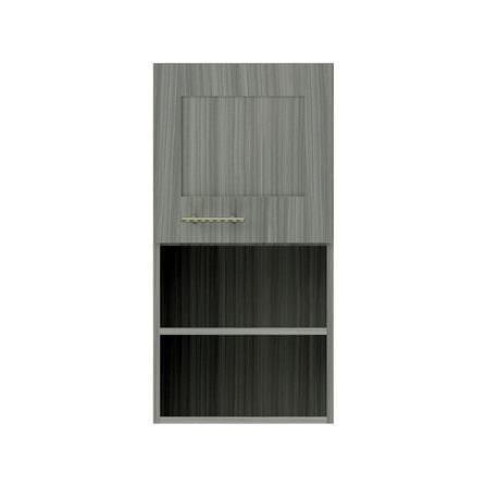 ตู้แขวนเดี่ยวบานเรียบพร้อมชั้น JUPITER GLORY LIGHT 40x80 ซม. สีเทา_1