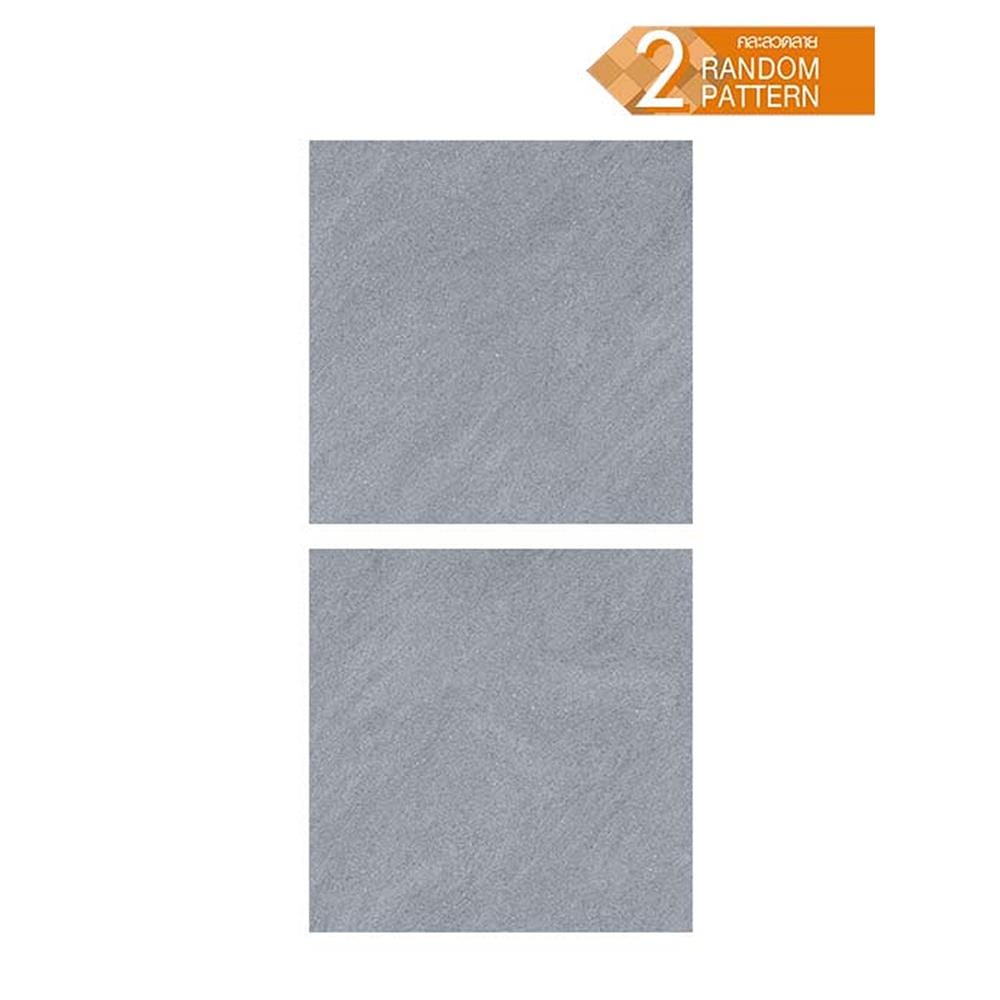 กระเบื้องพื้น 60x60 ซม. TARA คาลเดอร์ เทา PM 1.44 ตร.ม.
