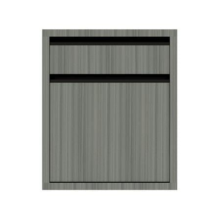ตู้ลิ้นชัก 2 ชั้น JUPITER SILKY LIGHT 57x67 ซม. สีเทา