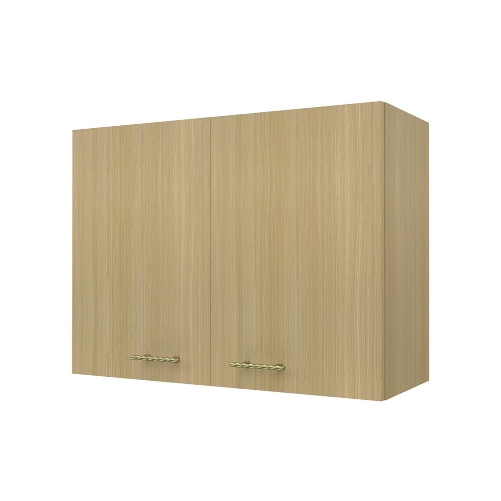 ตู้แขวนคู่บานทึบ JUPITER MINERVA 80x60 ซม. สีน้ำตาล