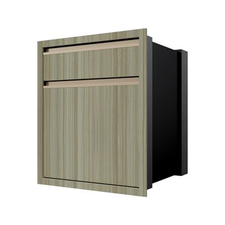ตู้ลิ้นชัก 2 ชั้น JUPITER SILKY TEAK 57x67 ซม. สีน้ำตาล