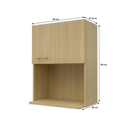 ตู้ไมโครเวฟ JUPITER MINERVA 60x80 ซม. สีน้ำตาล_4