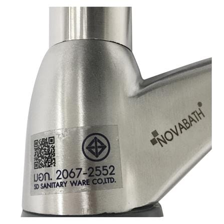 ก๊อกอ่างล้างหน้าเดี่ยว NOVABATH NVB-CT129S สีสเตนเลส_2