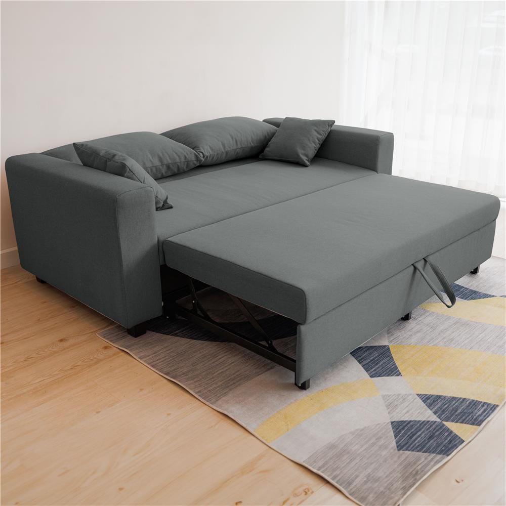 โซฟาเบด CCR FURNITURE รุ่น PHILLY (ฟิลลี่) ขนาด 194 cm. ผ้า สีเทาเข้ม (A1-33)_8